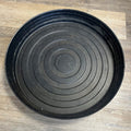 Deep Black Vinyl Heavy-Duty Plant Saucers - 21" diam. x 4"H - Pack of 5 - 21" diam. x 4"H,Pack of 5