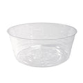 Deep Clear Vinyl Plant Saucers - 15in - Pack of 25 - Clear,Pack of 25