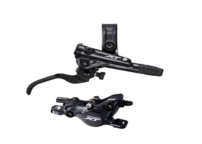 DISC BRAKE ASSEMBLED SET/J-KIT, DEORE XT, BL-M8100(R), BR-M8100(R), METAL PAD(W/FIN), 1700MM HOSE(SM-BH90-SBM BLACK) - Idaho Mountain Touring
