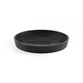 Small Round Saucer - 8.3 in x 8.3 in x 1 in - Dark Grey - Dark Grey,8.25 in x 8.25 in x 1 in