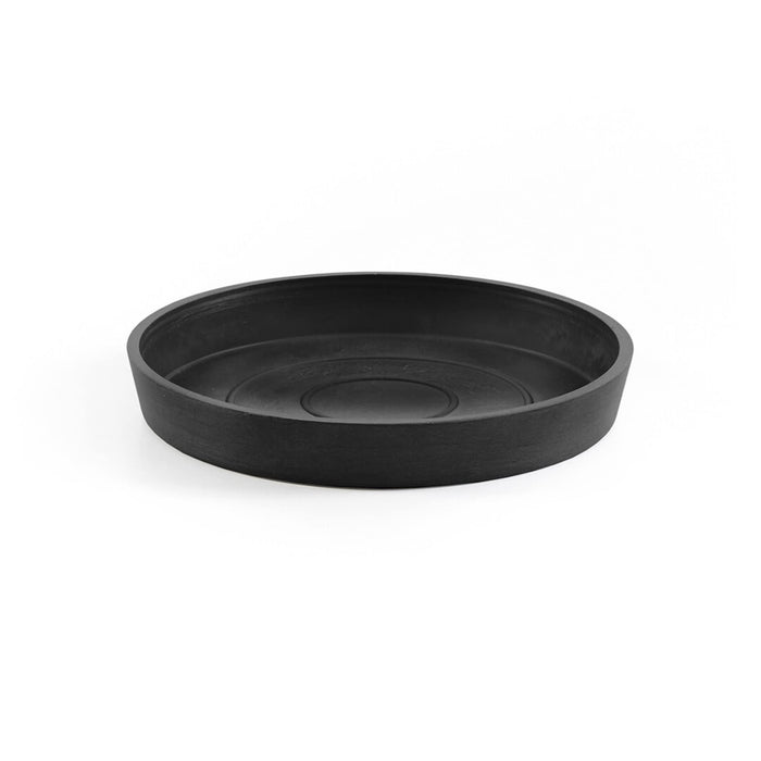 Small Round Saucer - 8.3 in x 8.3 in x 1 in - Dark Grey - Dark Grey,8.25 in x 8.25 in x 1 in
