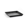 Small Square Saucer - 14 in x 14 in x 1.5 in - Dark Grey - Dark Grey,14 in x 14 in x 1.5 in