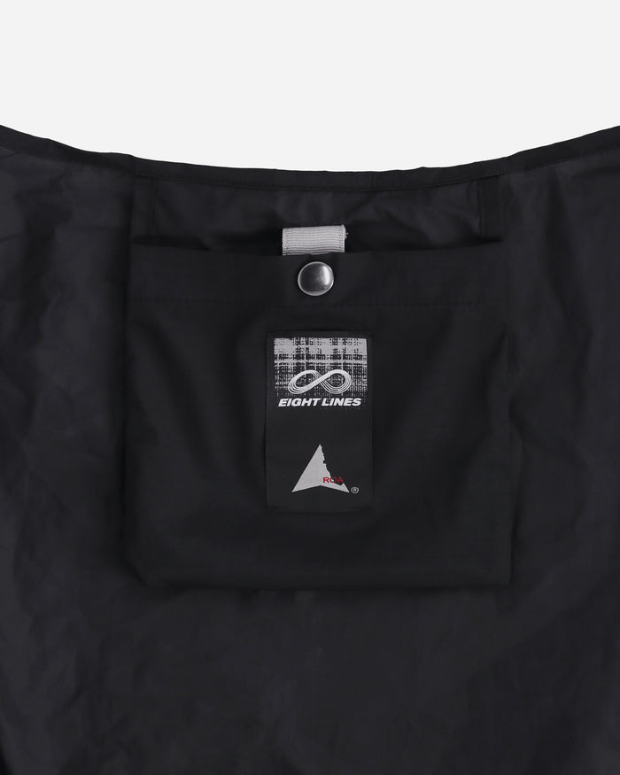 ROA Roa x Eightlines LAKI Packable Knot Bag Black Bags and Backpacks Cases YBUW238FA31 BLK0001