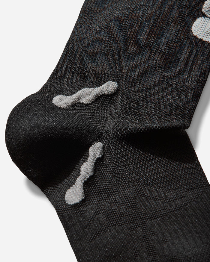 ROA Roa x Eightlines RYLI Q-skin Technical Crew Socks Black Underwear Socks YBUW049YA23 BLK0001