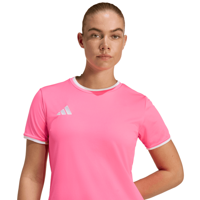 adidas ENTRADA 26 Soccer Jersey | Pink / White | Women's