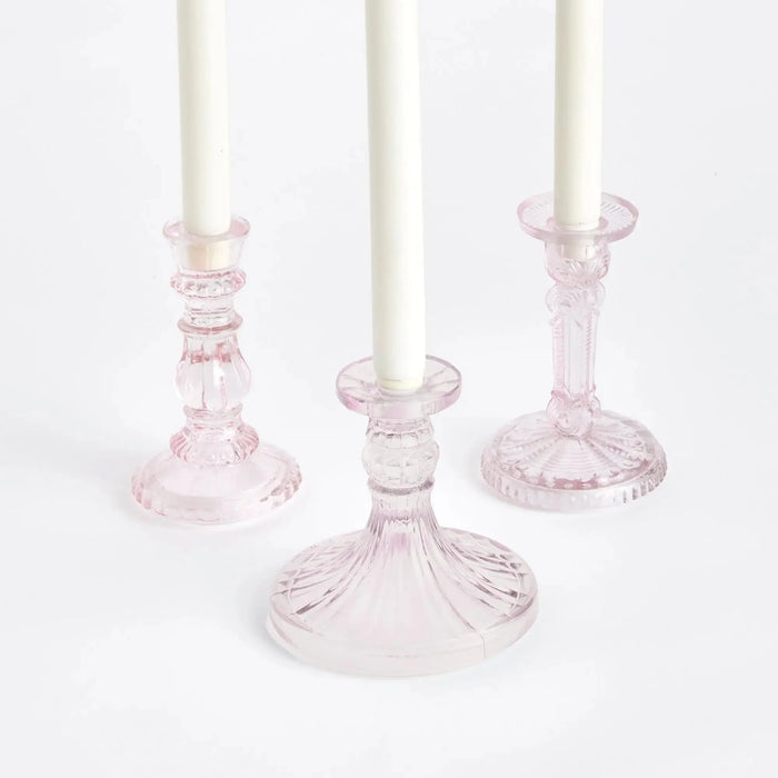 ESTELLA TAPER HOLDERS SMALL, SET OF 3 Villa Decor & Design