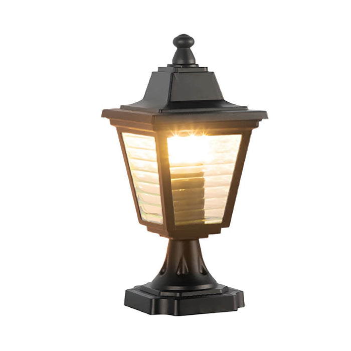 European Style Outdoor Landscape Light Black Aluminum PC Shade IP54 Lawn Lamp or Wall Lamp 3 Sizes | NordaLight