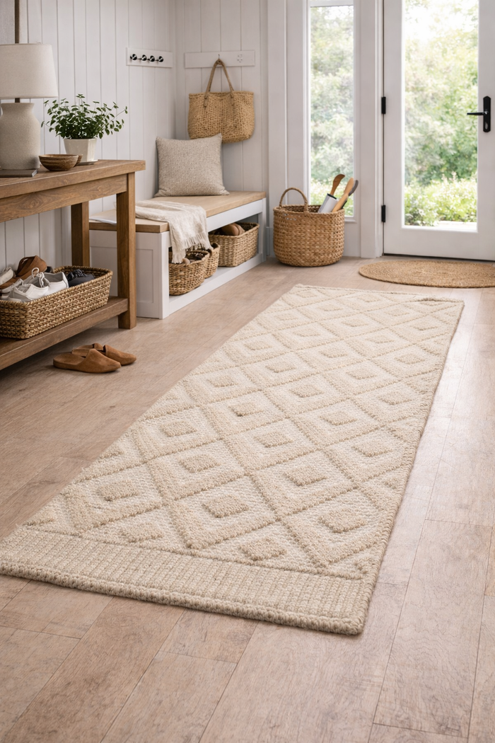 Expobazaar | Classic Argyle Hand-Woven Runner