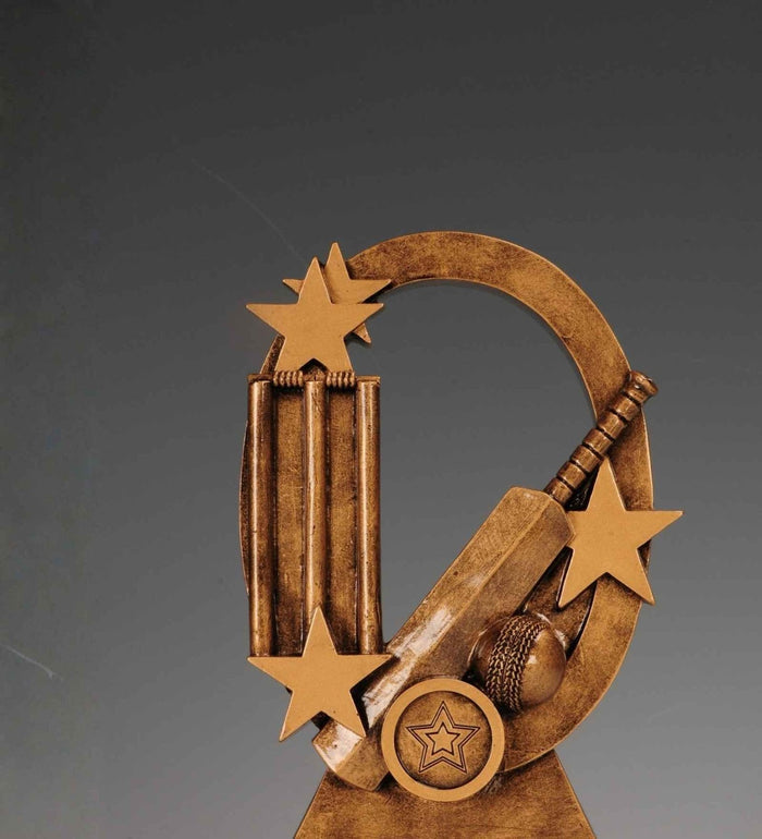 Expobazaar Cricket Champion Resin Trophy for Sports Decor