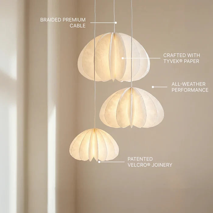 Expobazaar Daisy Cluster Hanging 3 Pendant Lights