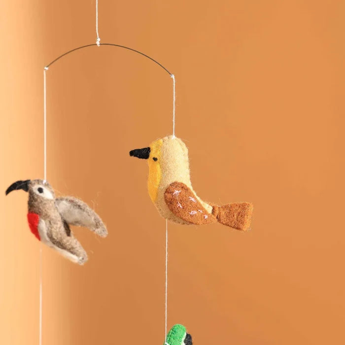 Expobazaar Felt Ornaments Hanging Mobile (Birds)
