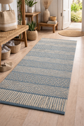 Expobazaar | Geometrical Melange the Vibrant Voyage | Hand-Tufted Wool Hallway Art