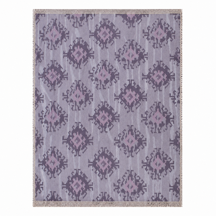 Expobazaar handwoven wool patch kilim rug VCD-10047