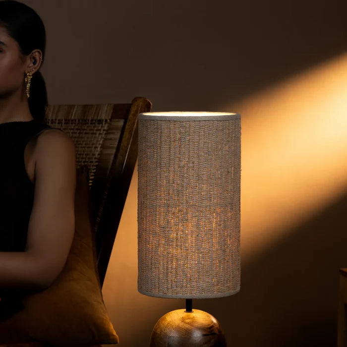 Expobazaar Jute Weave Table Lamp