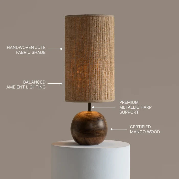 Expobazaar Jute Weave Table Lamp