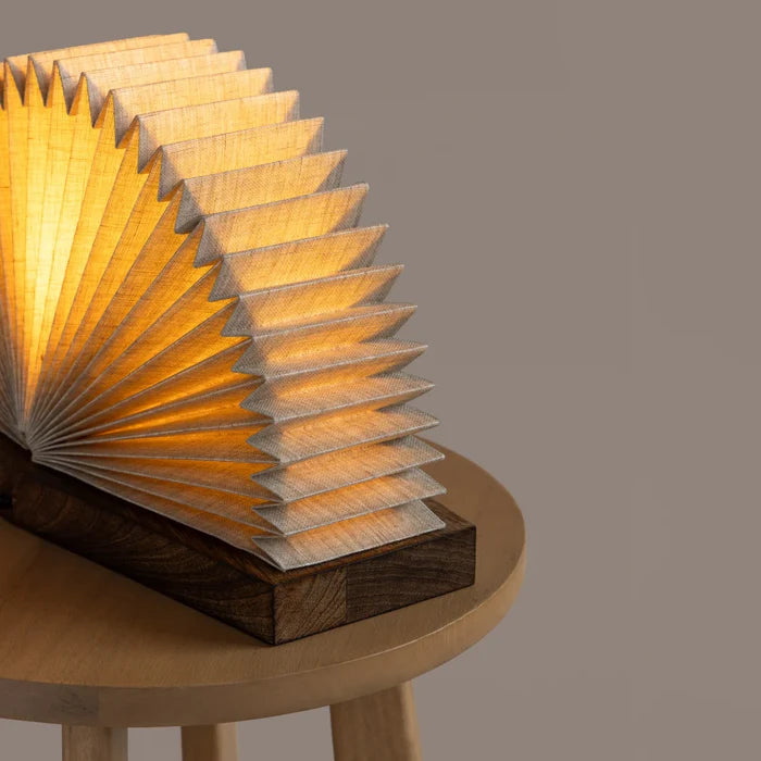 Expobazaar Linen Book Table Lamp