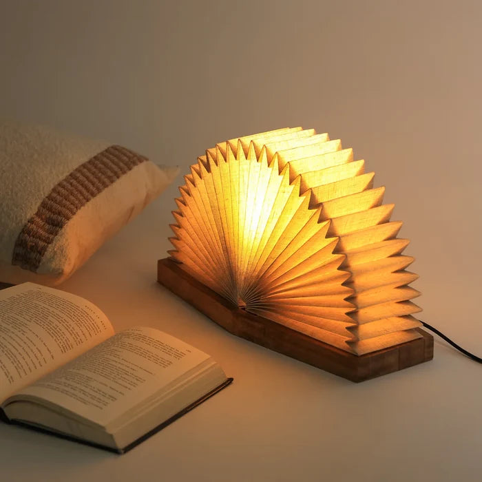 Expobazaar Linen Book Table Lamp