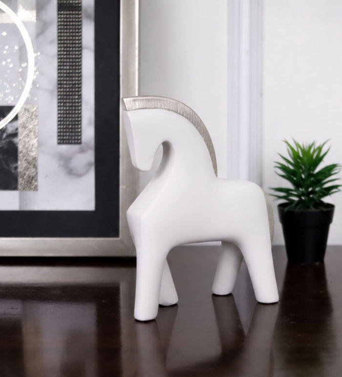 Expobazaar Modern Abstract Horse Resin Sculpture for Elegant Decor