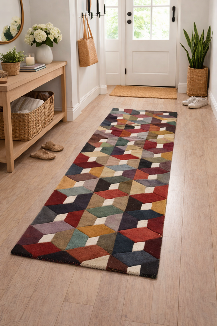Expobazaar | Modern Medley Wool Hallway Runner