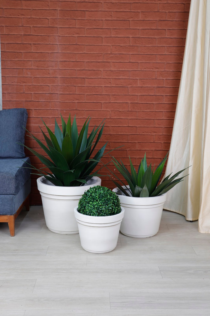 Expobazaar Modern Speckled Grey Large Planter