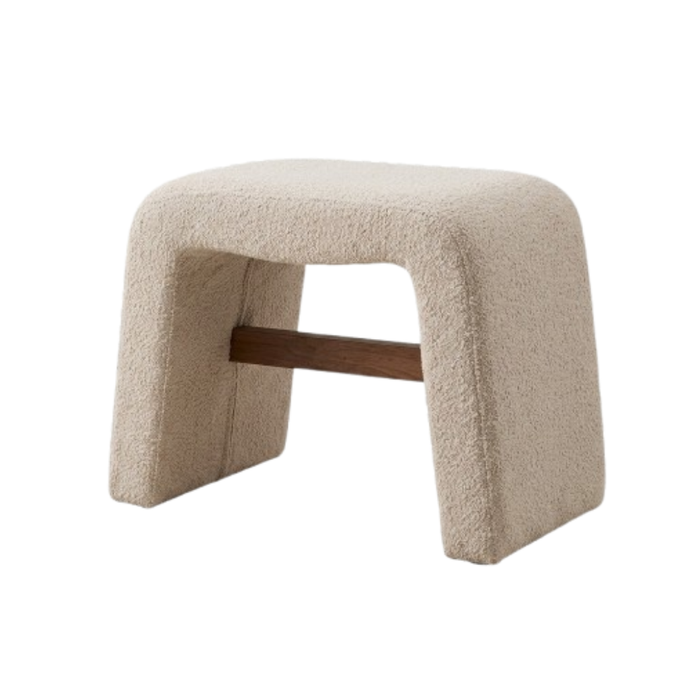 Expobazaar Opaa Homes U-Pouffe | Off White