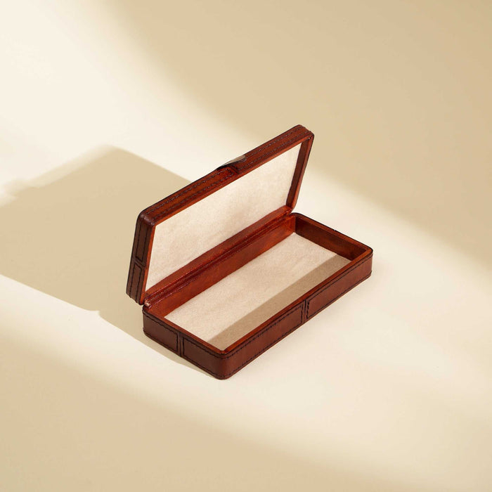 Expobazaar Premium  Leather Pencil Box for Office & Study