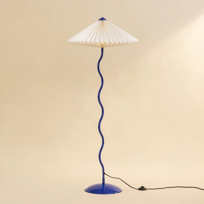Expobazaar Wavy Floor Lamp Cobalt Blue