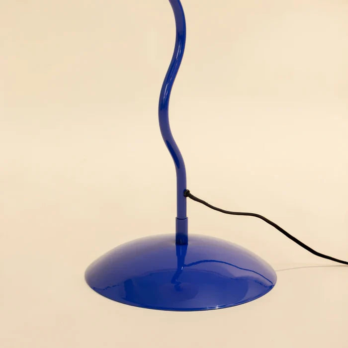 Expobazaar Wavy Floor Lamp Cobalt Blue