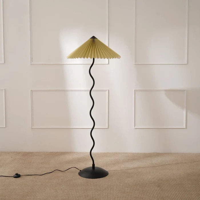 Expobazaar Wavy Floor Lamp Olive Green