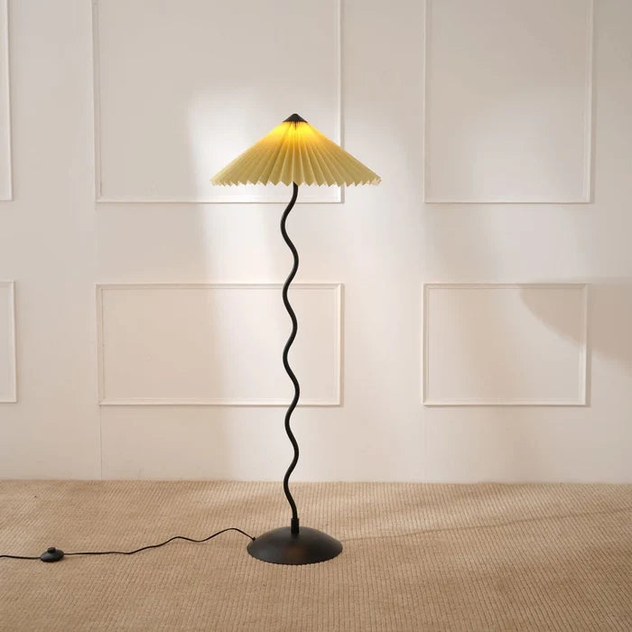 Expobazaar Wavy Floor Lamp Olive Green