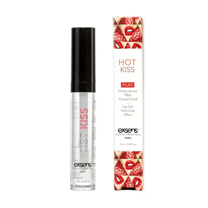Exsens® Exsens Hot Kiss Strawberry Arousal Lip Gloss - Warming & Cooling