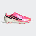 adidas F50 HYPERFAST LEAGUE Firm Ground Football Boots| Solar Turbo / Core Black / Gold Metallic | Kid's