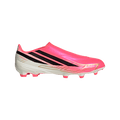 adidas F50 League Laceless Firm/Multi-Ground Cleats | Solar Turbo / Core Black / Gold Metallic | Men's
