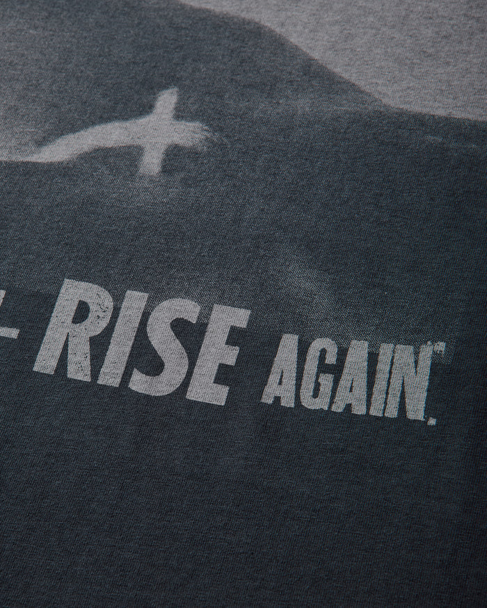 Aries Faded Will Rise Again Ss Tee Black T-Shirts Shortsleeve AR6000406 Black
