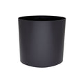 Cylinder Small Round Plastic Planter - 10.5 in x 10.5 in x 10 in - Matte Black - Matte Black,10.5 in x 10.5 in x 10 in