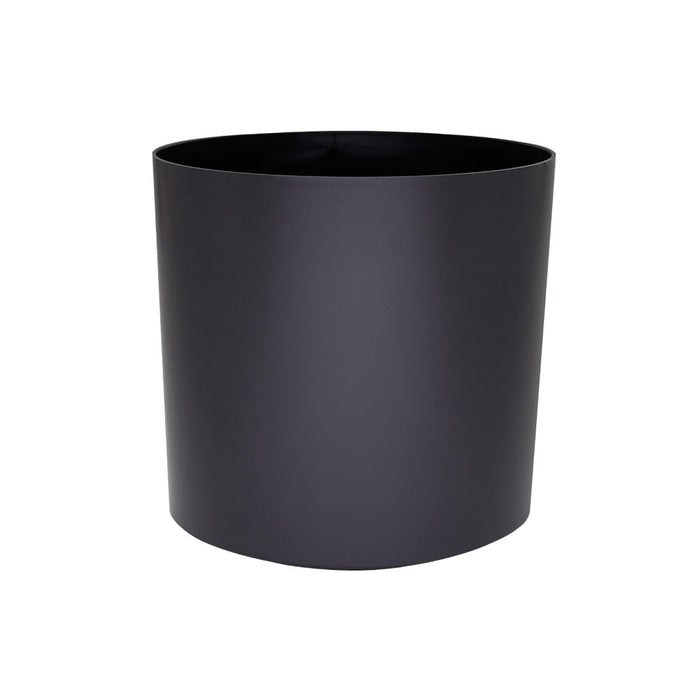 Floor Cylinder - 14.5 in x 14.5 in x 14 in - Matte Black - Matte Black,14.5 in x 14.5 in x 14 in