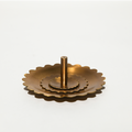Floral Burnished Brass Incense Stick Holder