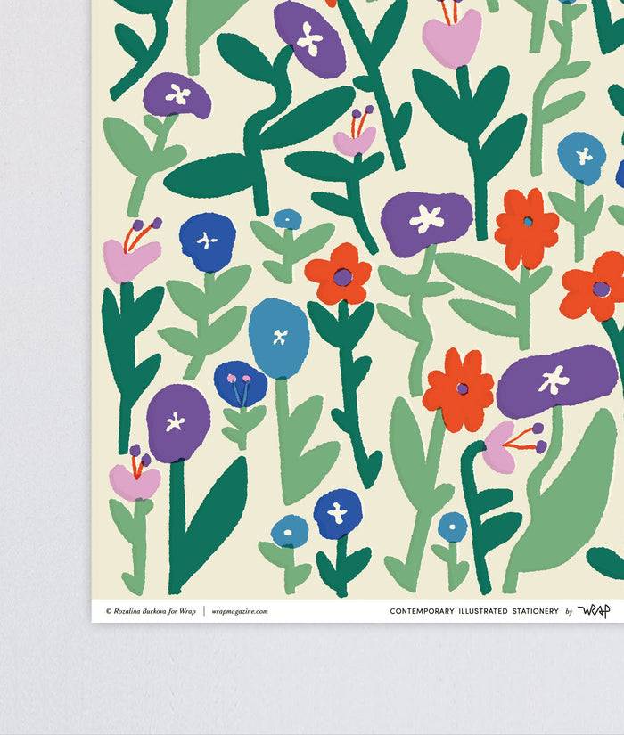 Flower Field Wrapping Paper