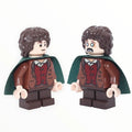 Frodo Baggins - Reddish Brown Jacket, Dark Brown Legs, Dark Green Cape