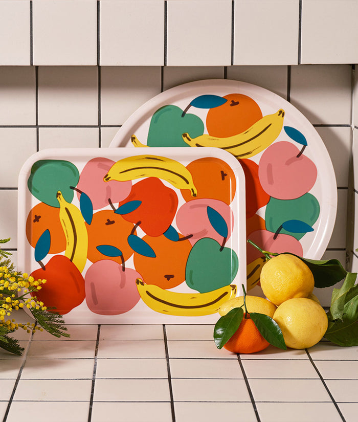 Fruit Bowl Round Serving Tray