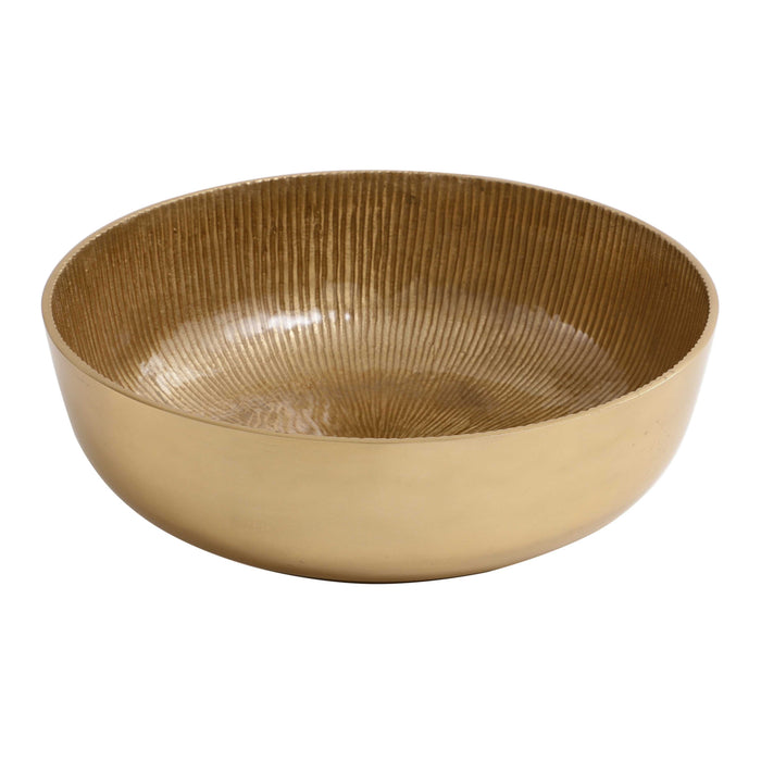 Gold Accent Circular Bowl – Luxurious Bowl