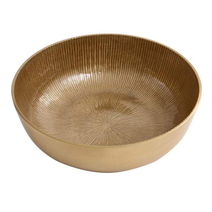 Gold Accent Circular Bowl – Luxurious Bowl