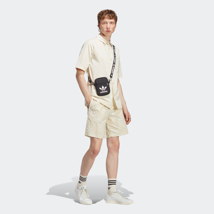 adidas Graphics Monogram Allover Print Shirt | Sand Strata | Men's