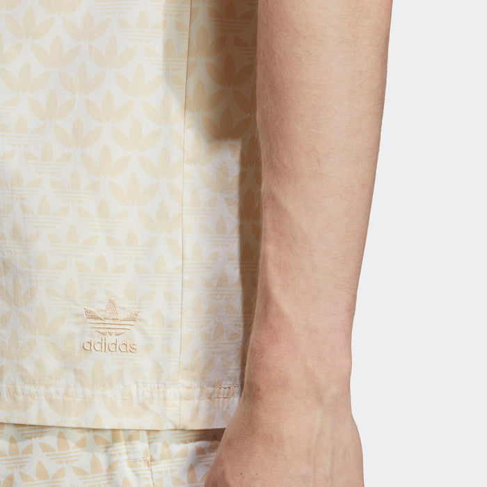 adidas Graphics Monogram Allover Print Shirt | Sand Strata | Men's