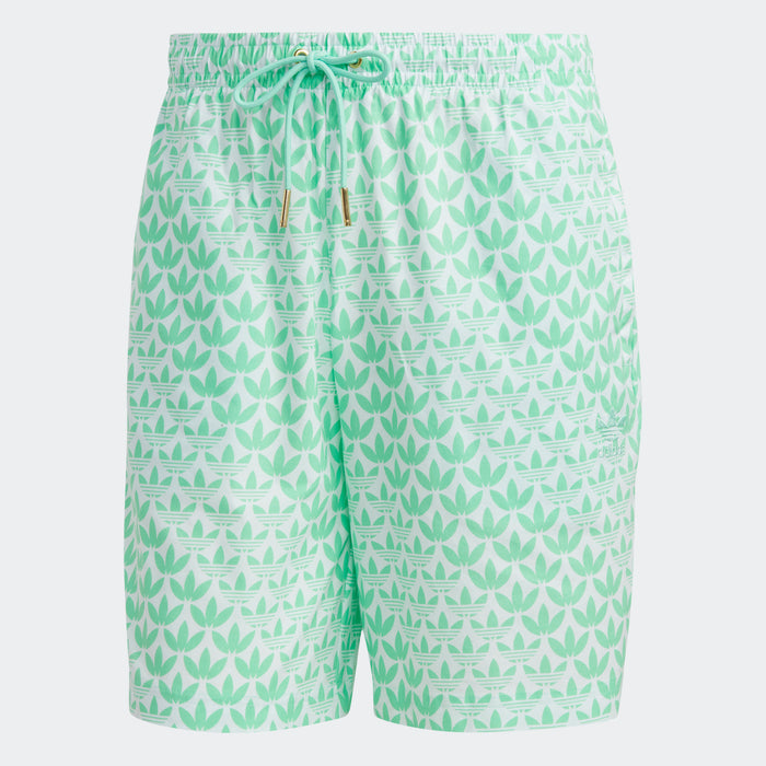 adidas Graphics Monogram Allover Print Shorts | Easy Green | Men's