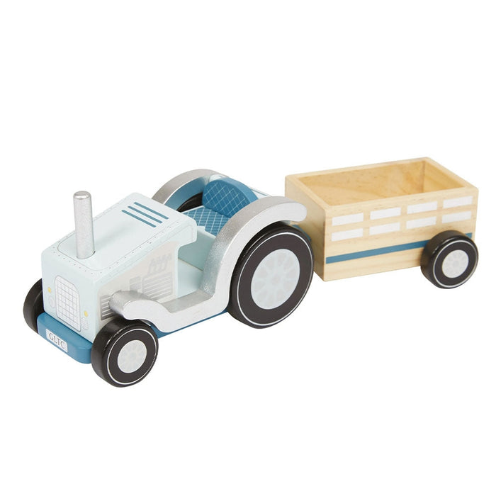 Great Little Trading Co. – Wooden Tractor Toy & Farmers Set