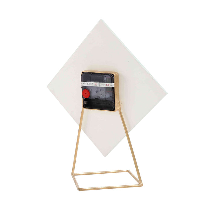 Green Glass Hannah Clock – Nature-Inspired Timepiece