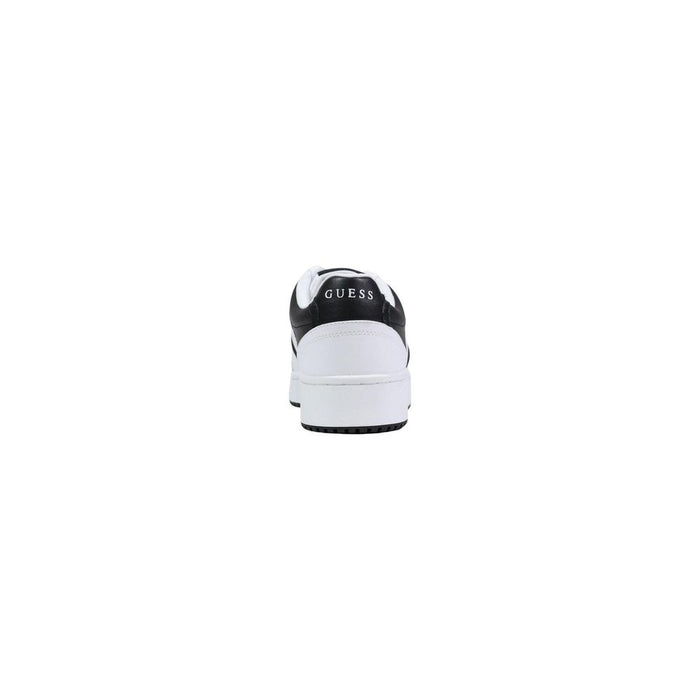 Guess Black And White Polyethylene Low Top Sneakers