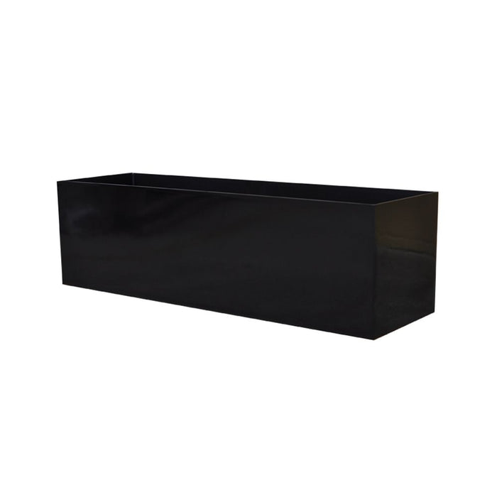 Hand-Foiled Tabletop Rectangle - 24in x 7in x 7in - Lacquer Black - Lacquer Black,24 in x 7 in x 7 in