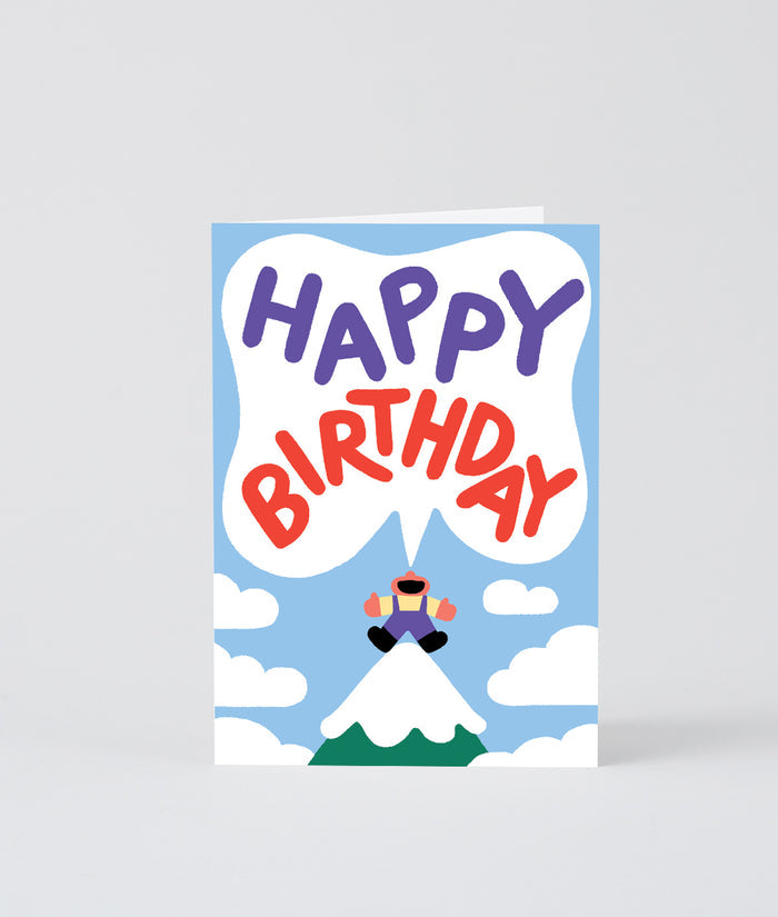 Happy Birthday From A Mountain